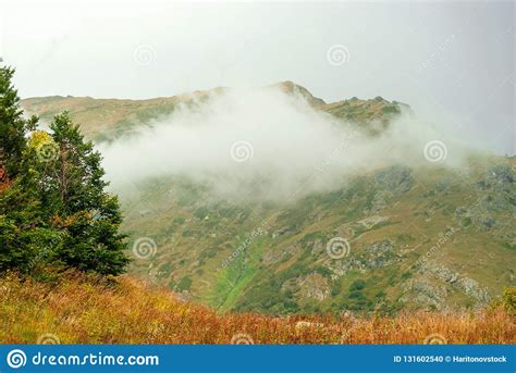 Clouds On A Mountainside Stock Photo Image Of Mountain 131602540