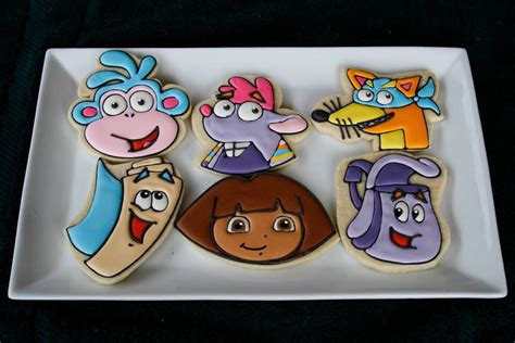 Dora The Explorercookies From Caseys Confections Dora Cookie