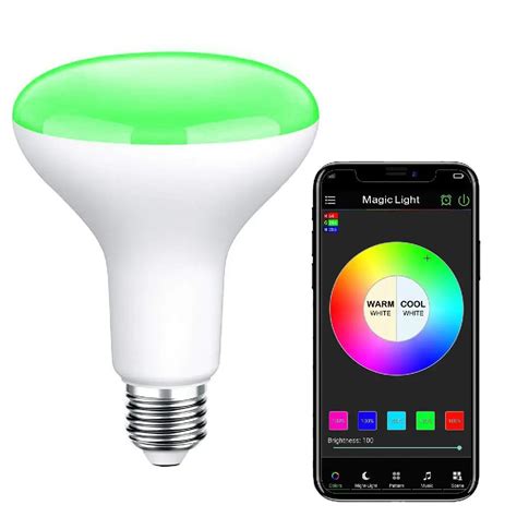 Smart Wifi Br30 Led Flood Light Bulb Tunable White And Color Changing