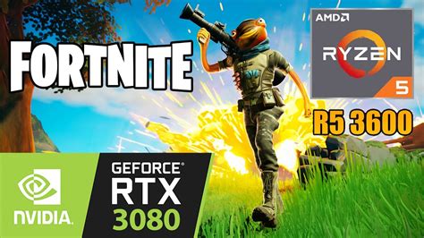 Fortnite Nvidia Rtx 3080 Ryzen 5 3600 1440p Pc Gameplay
