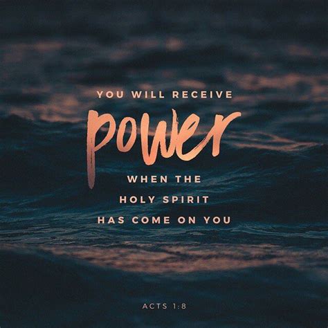 You Will Receive Power When The Holy Spirit Has Come On You Pictures