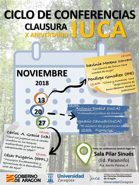 Vi Ciclo De Conferencias Iuca Iuca Instituto Universitario De