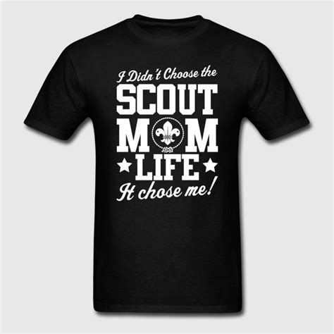 Scout I Didnt Choose Mom Life T Shirt Mens T Shirt Girl Scout