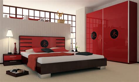 You have searched for oriental bedroom furniture and this page displays this asian style primary bedroom has a wooden four poster bed with an off white sheet that matches the carpeted flooring. Bedroom Decorating Ideas For An Asian Style Bedroom ...