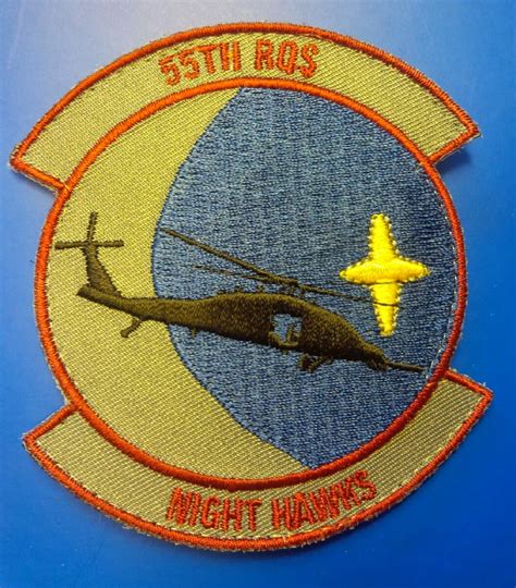 The Usaf Rescue Collection Usaf 55th Rqs Night Hawks Patch