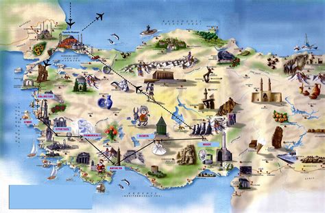 Harta Turcia Harta Turcia Map Turcia Turcia Harta Turistica Map My
