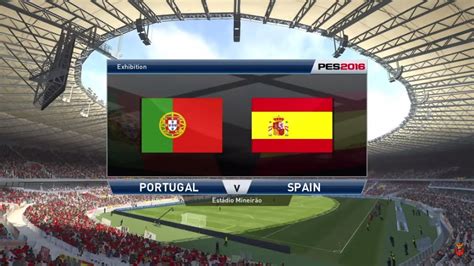 Today, the confrontation between portugal and hungary will start in the framework of the first round of the european nations cup, and it will be held at the puskas arena. PORTUGAL vs. SPAIN - FULL MATCH GAMEPLAY - PES 2016 - YouTube