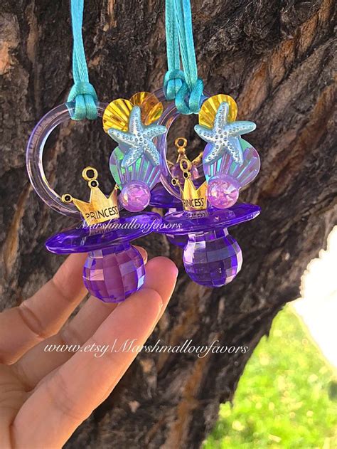 12 Mermaid Baby Shower Favors Princess Baby Shower Under The Sea Favor
