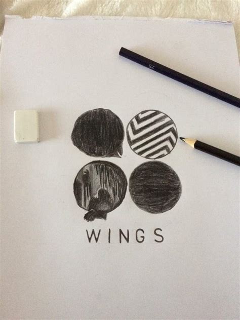Bts Wings Album Cover Drawing Armys Amino