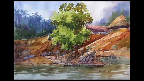 Watercolor Landscape Tutorial How To Paint A Watercolor Landscape