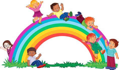 Kids Rainbow Png โปร่งใส Png All