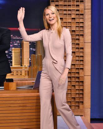 Gwyneth Paltrow Wore A Peculiar Nude Jumpsuit