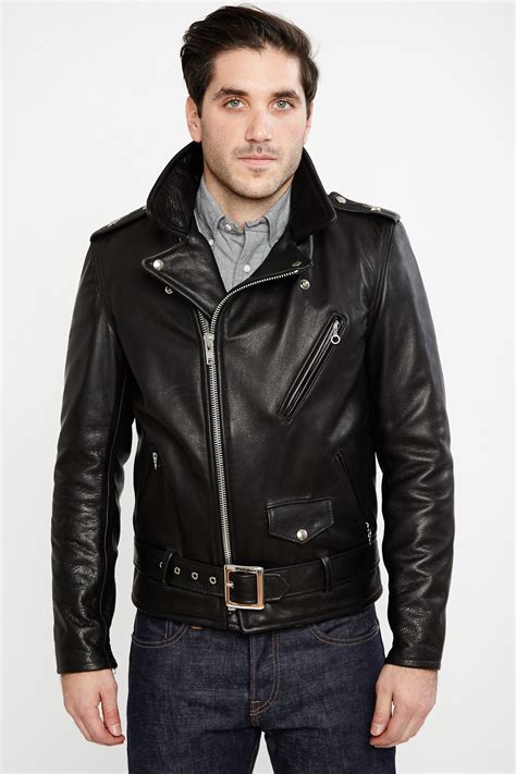 Schott Nyc 519 Waxy Natural Cowhide 50 S Perfecto Motorcycle Leather Jacket Black Garmentory