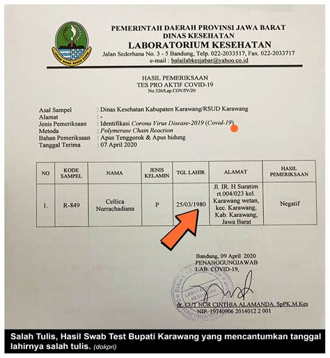 Detail Contoh Surat Hasil Tes Keperawanan Koleksi Nomer 2