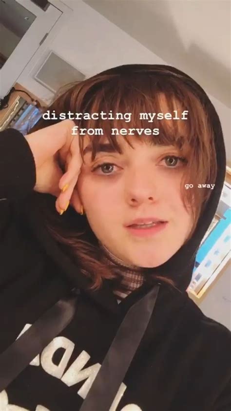 Maisie Instagram Story Actrices Favoritos