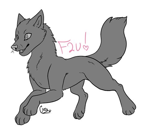 Anthro Wolf F2u Base