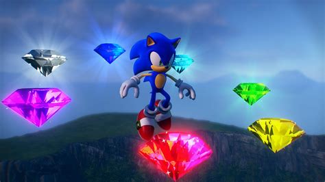 Sonic With Chaos Emerald Sonic The Hedgehog Photo 44597567 Fanpop