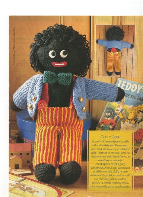 Modèles de tricot gratuits pour les poupées Golliwog Mike Nature