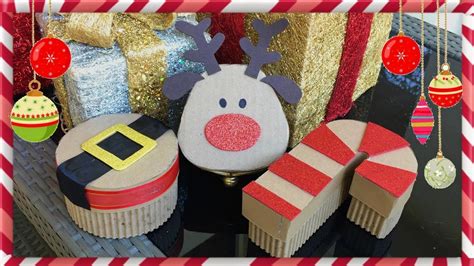 Diy Cajas Navideñas Para Regalar Christmas School Navidad Christmas