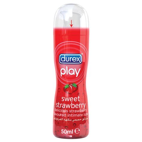durex play sweet strawberry intimate lube 50ml