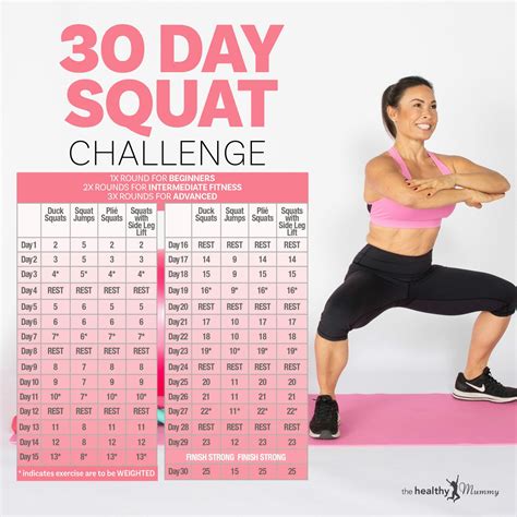Tone Your Legs And Booty On Our 30 Day Squat Challenge This March