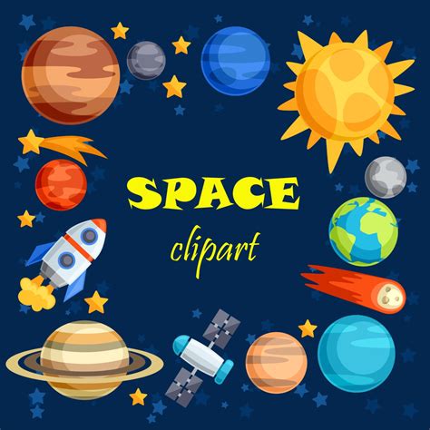30 Off And More Space Clipart Space Clip Art Outer Space Outer