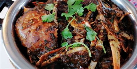 Singapore Black Pepper Crab Recipe