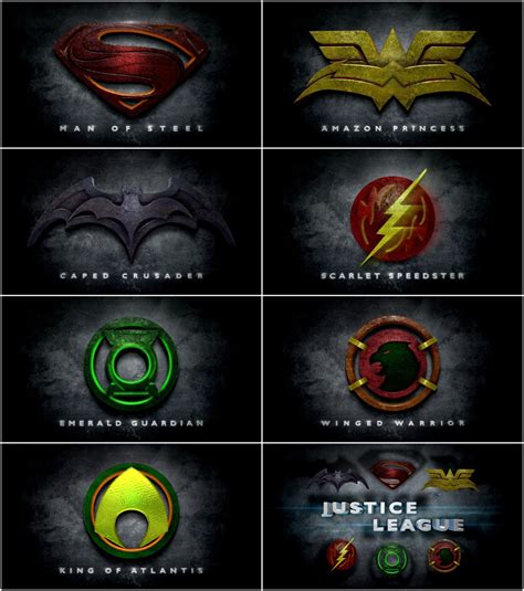 Hell Yeah Superman N Wonder Woman Justice League Movie Logos In The