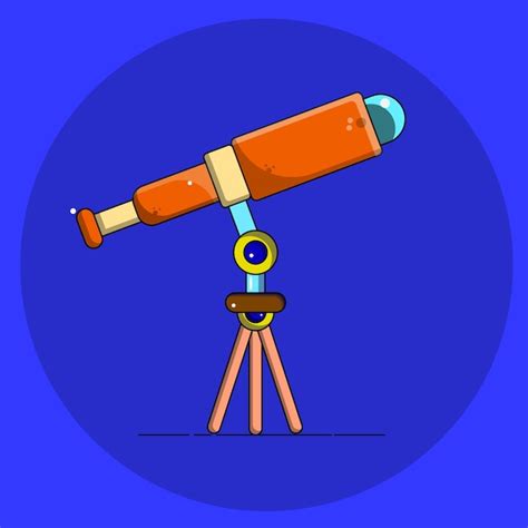 Premium Vector Telescope Illustration Vector