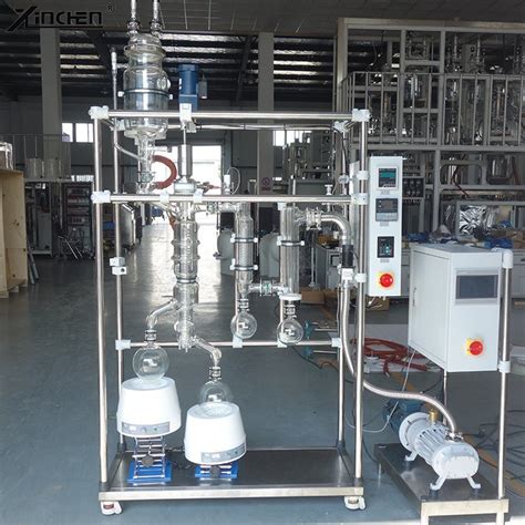 High Efficiency Automatic Glass Wiped Film Evaporator Short Path