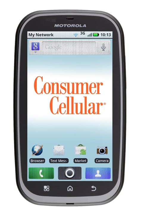 Consumer Cellular Bravo Cell Motorola Bravo Smartphone