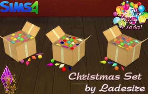 Sims 4 Ccs The Best Christmas Set By Ladesire