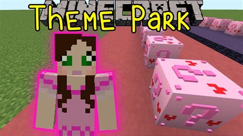 Minecraft Supergirlygamer Amusement Park Custom Map Part 3 Youtube