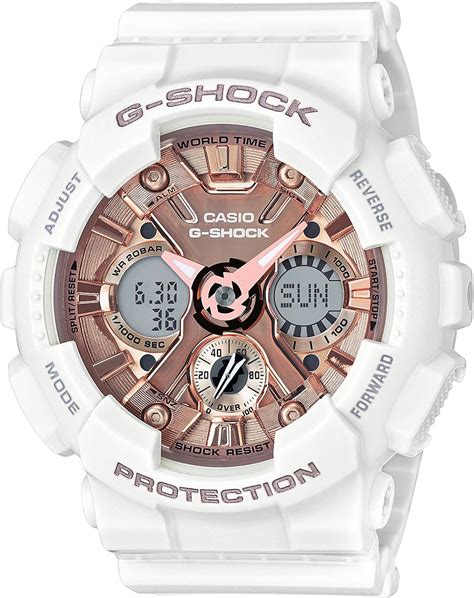 Casio Womens G Shock Stainless Steel Quartz Watch With