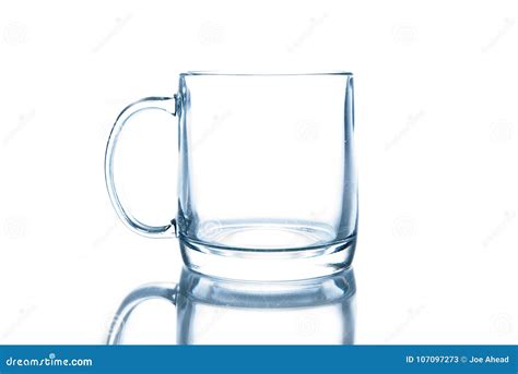 Empty Glass Isolated On White Background Stock Image Image Of