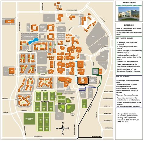 University Of Texas Dallas Campus Map Middle East Political Map