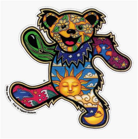 grateful dead dancing bear png picture library stock grateful dead psychedelic bear