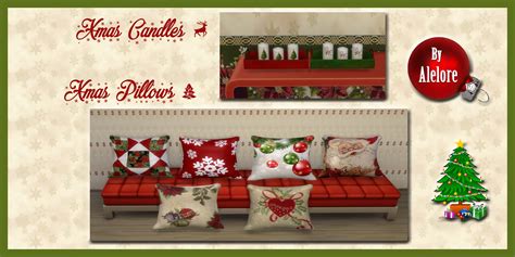 Sims 4 Ccs The Best Christmas Set By Alelore