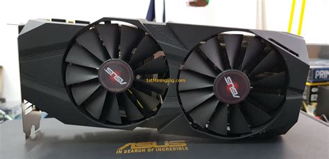 Asus P104 100 Mining Gpu Review Mining On Steroids 40 Mhs 1st