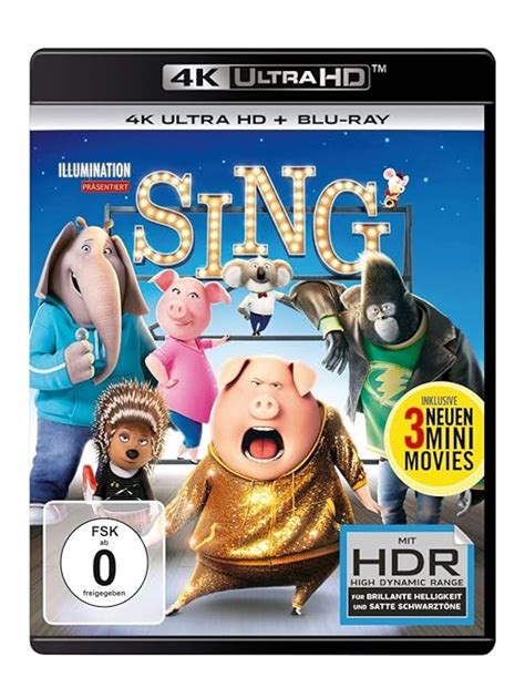 Sing 4k 2 Uhd Blu Ray Movies And Tv