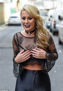 Towies Megan Mckenna Turns Into A Sexy Rocker At Punk Themed Wrap