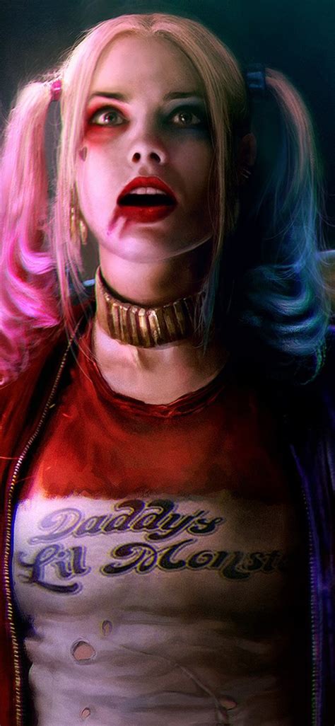 Looking for the best wallpapers? Original Margot Robbie Harley Quinn Iphone Wallpaper ...