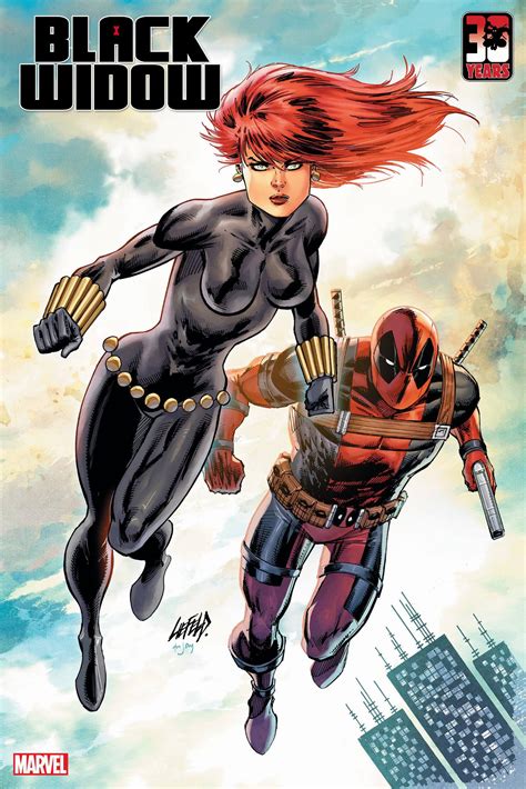 Black Widow 13 Liefeld Deadpool 30th Variant Comic Gothic Ts