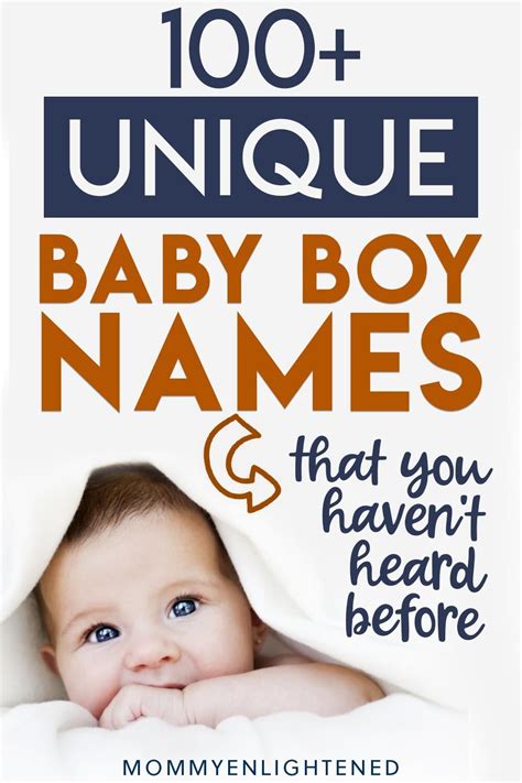 150 Unique Baby Boy Names Includes Origins And Meanings Artofit