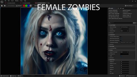Female Zombies In 2d Assets Ue Marketplace