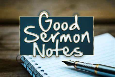 8 Tips For Taking Good Sermon Notes
