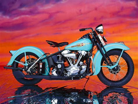 Old School Harley Davidson Motorcycle Wallpapers Badasshelmetstore