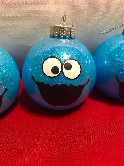 Cookie Monster Ornament Etsy