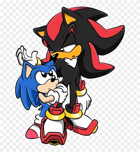 Shadow And Classic Sonic By Tails Silver Fan Vector Clipart 2244026