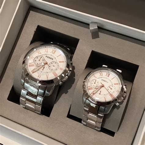 Welcome to amazon uk's fossil watches range. s a p p h i r e m i n i s t o r e: Fossil Couple Watch Set